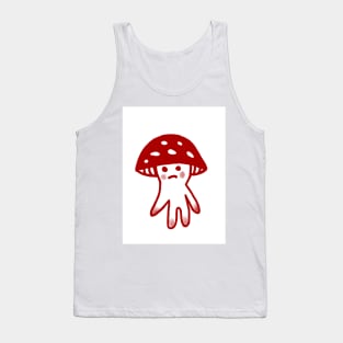 Sad little red mushroom Tank Top